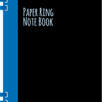 ＰＮ-２B PAPER RING NOTEBOOK ブルー｜名入れカレンダーのべかる